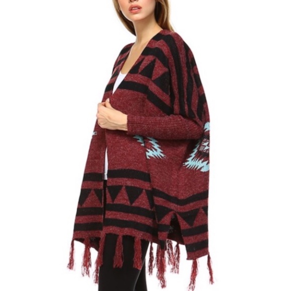 Native American Design Cardi - Picture 2 of 6